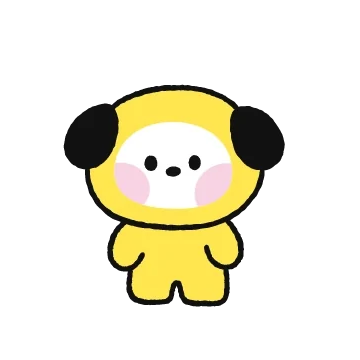 손가락 하트를 하는 미니니